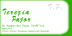 terezia pajor business card
